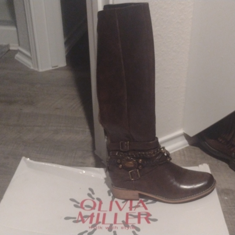 Olivia Miller leather boots